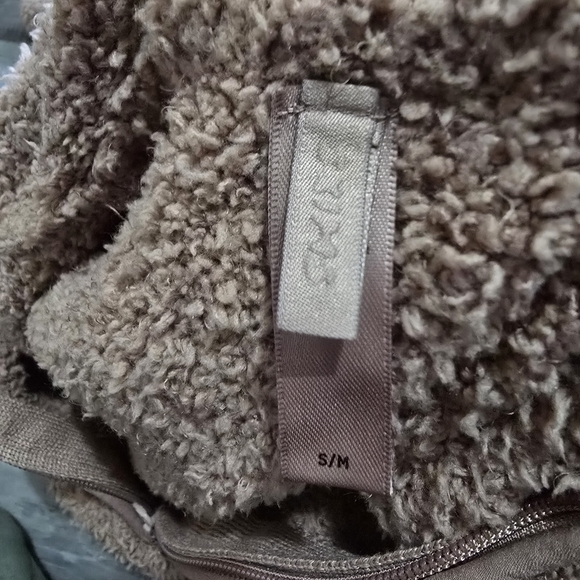 SKIMS Cropped Teddy Quarter Zip, Size S/M - Picture 6 of 8